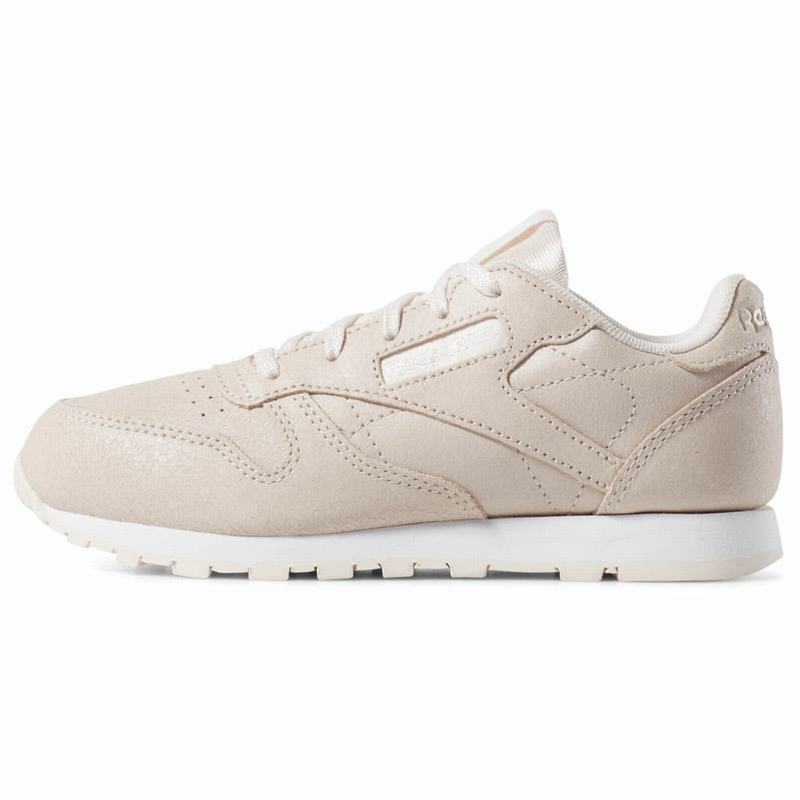 Reebok Classic Leather Tenisky Dievcenske - Ruzove/Biele OL3050VQ